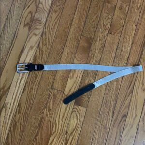 Guess silver mesh belt